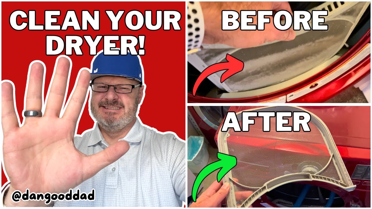 How To Clean Dryer Vent & Lint Trap With The Holikme Vacuum Attachment Tool - Boost Dryer Efficiency