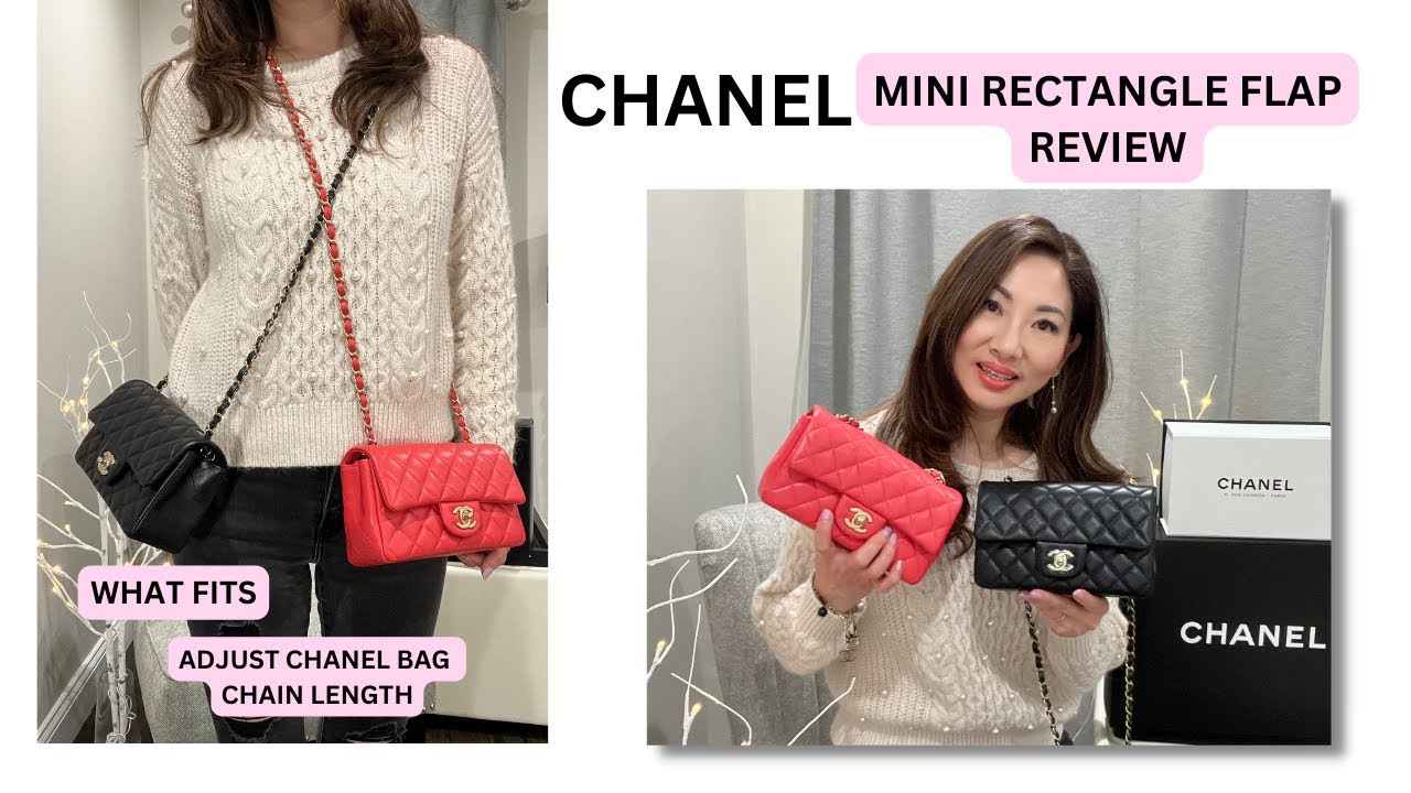 Chanel Mini Rectangular Flap Review, Pros & Cons, What Fit Inside, Mod Shots, Different Ways to Wear