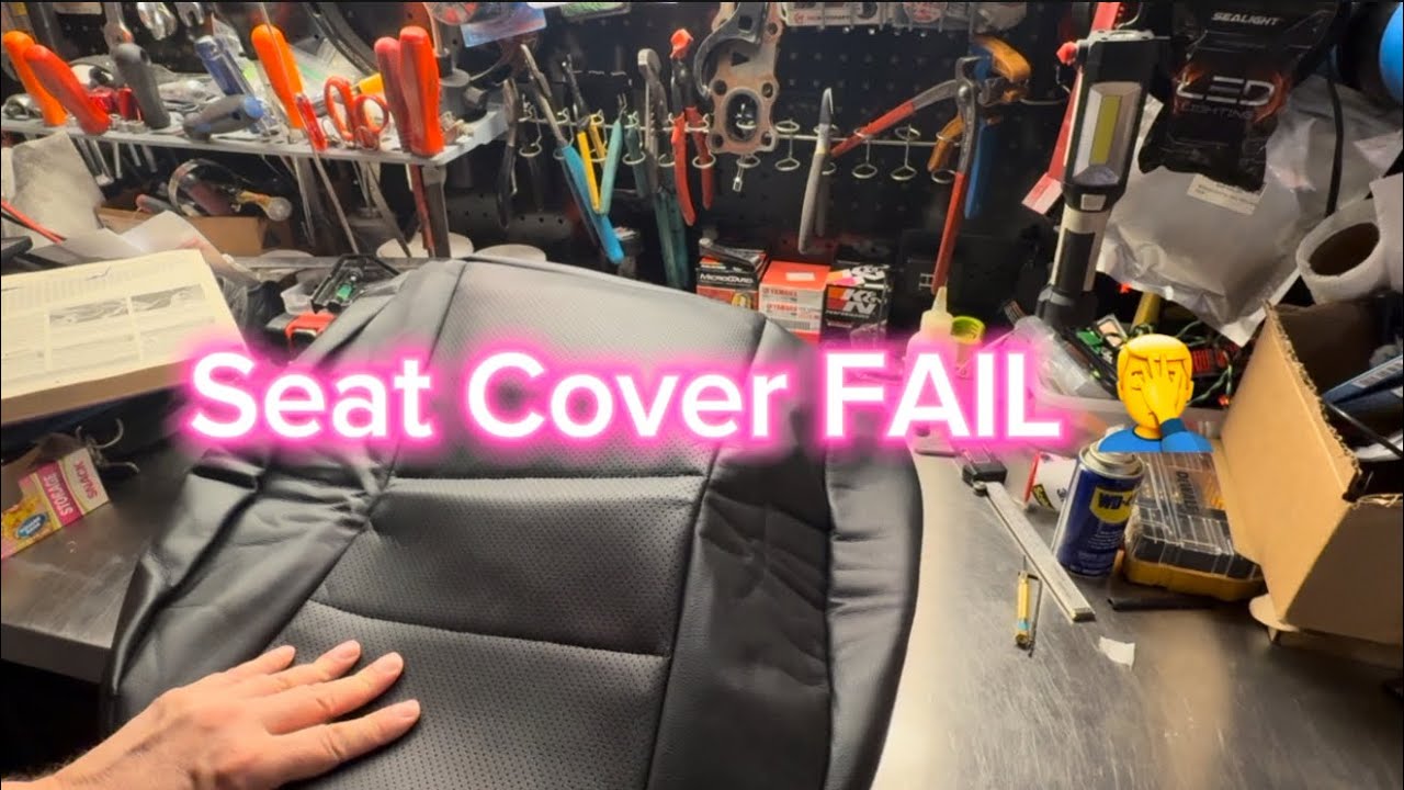 Replacing seat cover on 2011 Benz GLK350 - Fail 🤦‍♂️