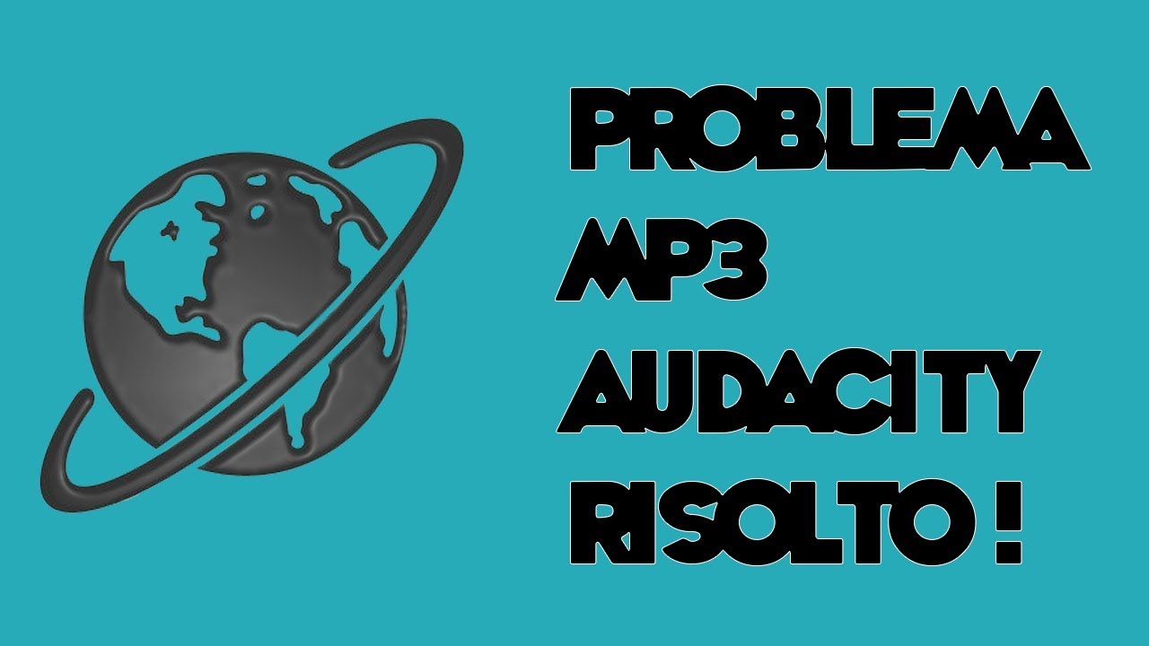 Esportare un file audio in MP3(Audacity)