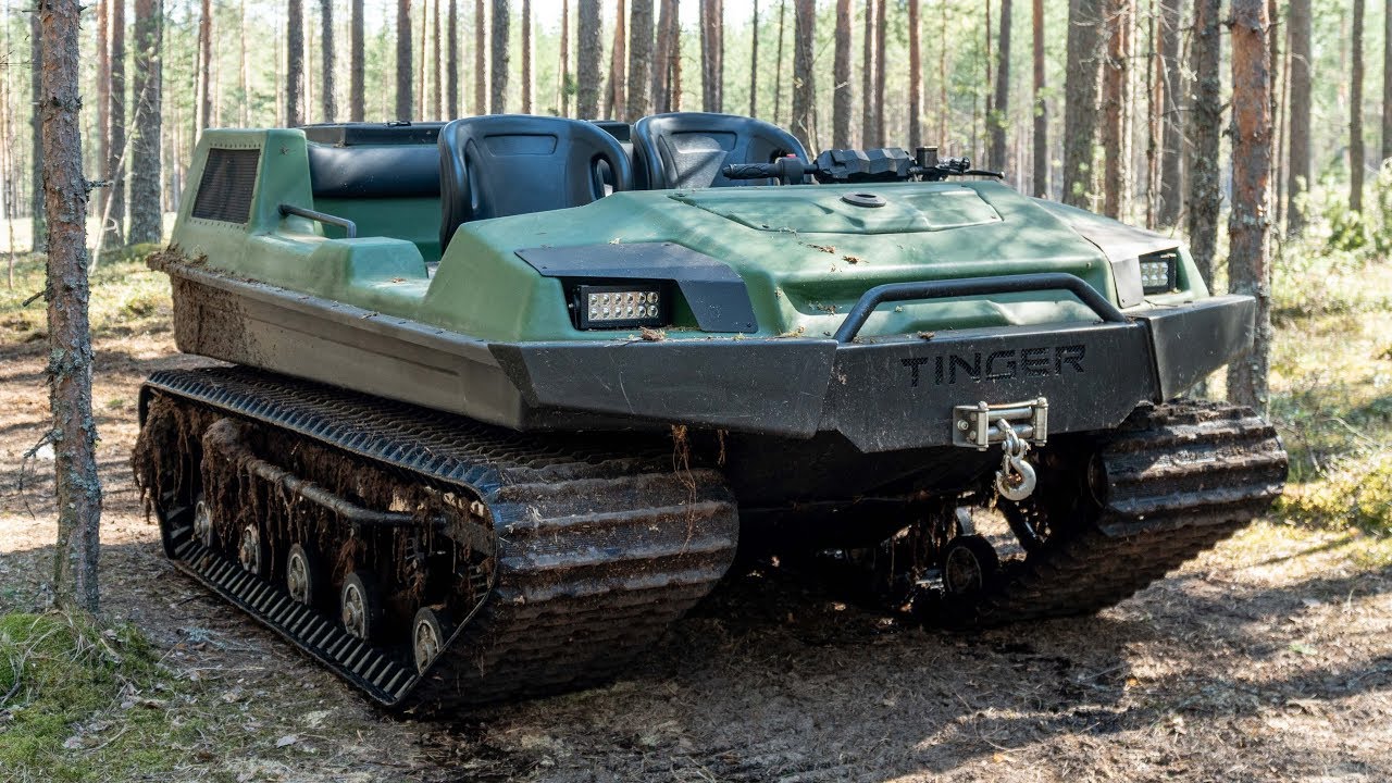 Снегоболотоход Tinger Track, поездка в Череповец, день второй