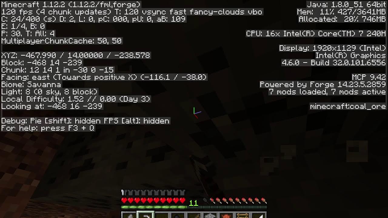 Playin minecraft with some mods ive found on the streets