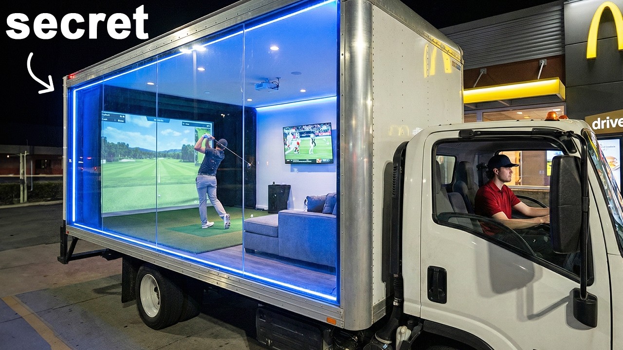 I Built a Secret Man Cave In a Truck