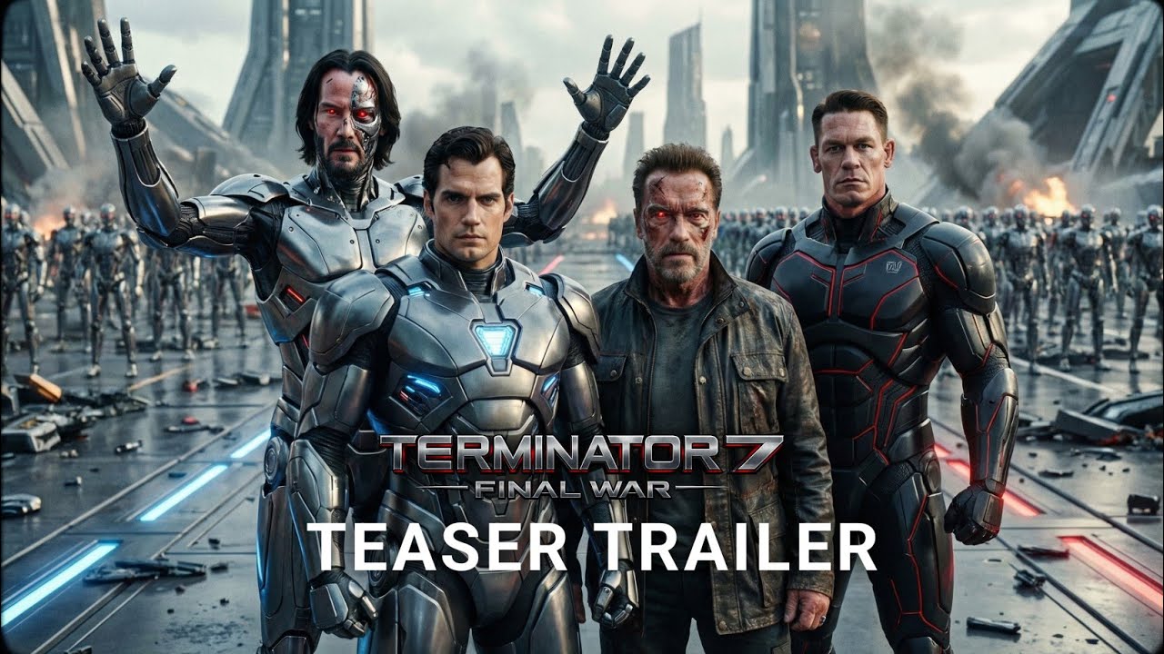 TERMINATOR 7: FINAL WAR &ndash; Teaser Trailer | Arnold Schwarzenegger, Henry Cavill | (AI Concept)