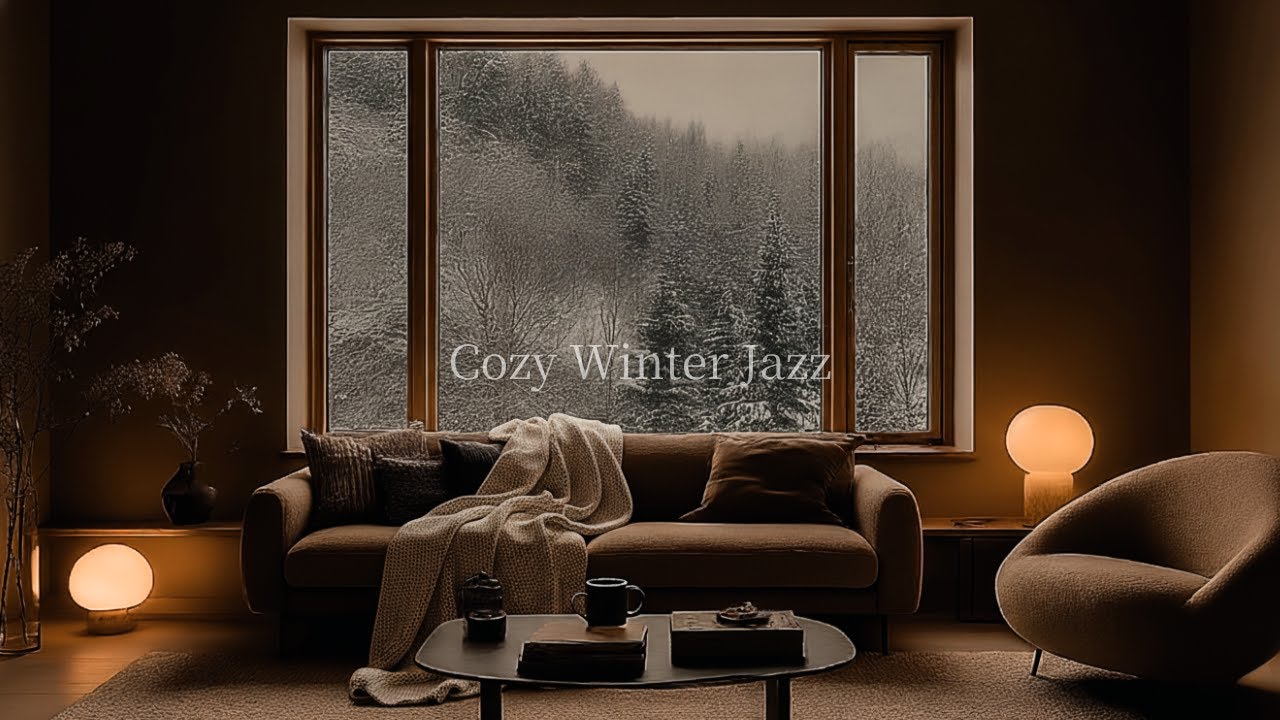 [playlist] Jazz for Letting Your Mind Rest – Snowy Windows & Warm Light