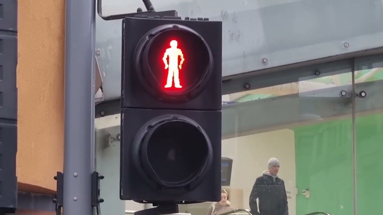 Siemens Helios CLS Traffic Lights Pedestrian Crossing at Barnsley