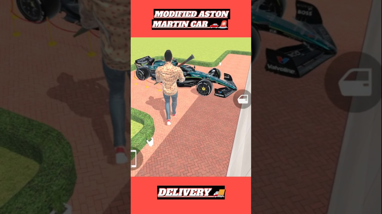 🚗New Modified Aston Martin CAR Delivery Indian Theft Auto Simulator Gameplay #short #indiantheftauto