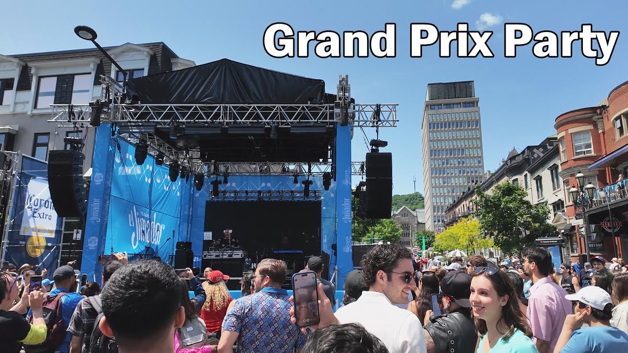 Montreal Grand Prix Party 2025 | Crescent Street Downtown