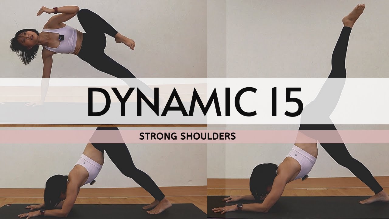 15 Min Strong Shoulders with Erin - Intermediate/Advanced Yoga Flow (Drills for Pincha)