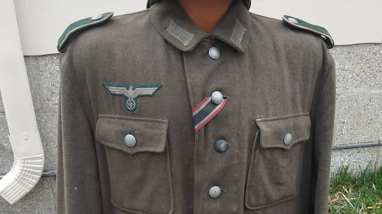 How I aged my WWII German uniform for reenacting.