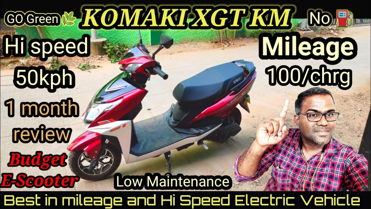 விலை - 66,000 | 100 km Range தரும் | KOMAKI XGT KM-X1 | honest review tamil