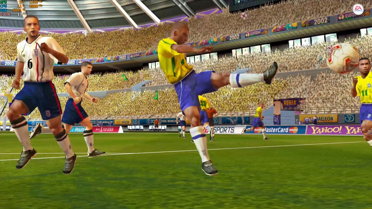 4K 60fps FIFA 2002 World Cup (PC) gameplay cut