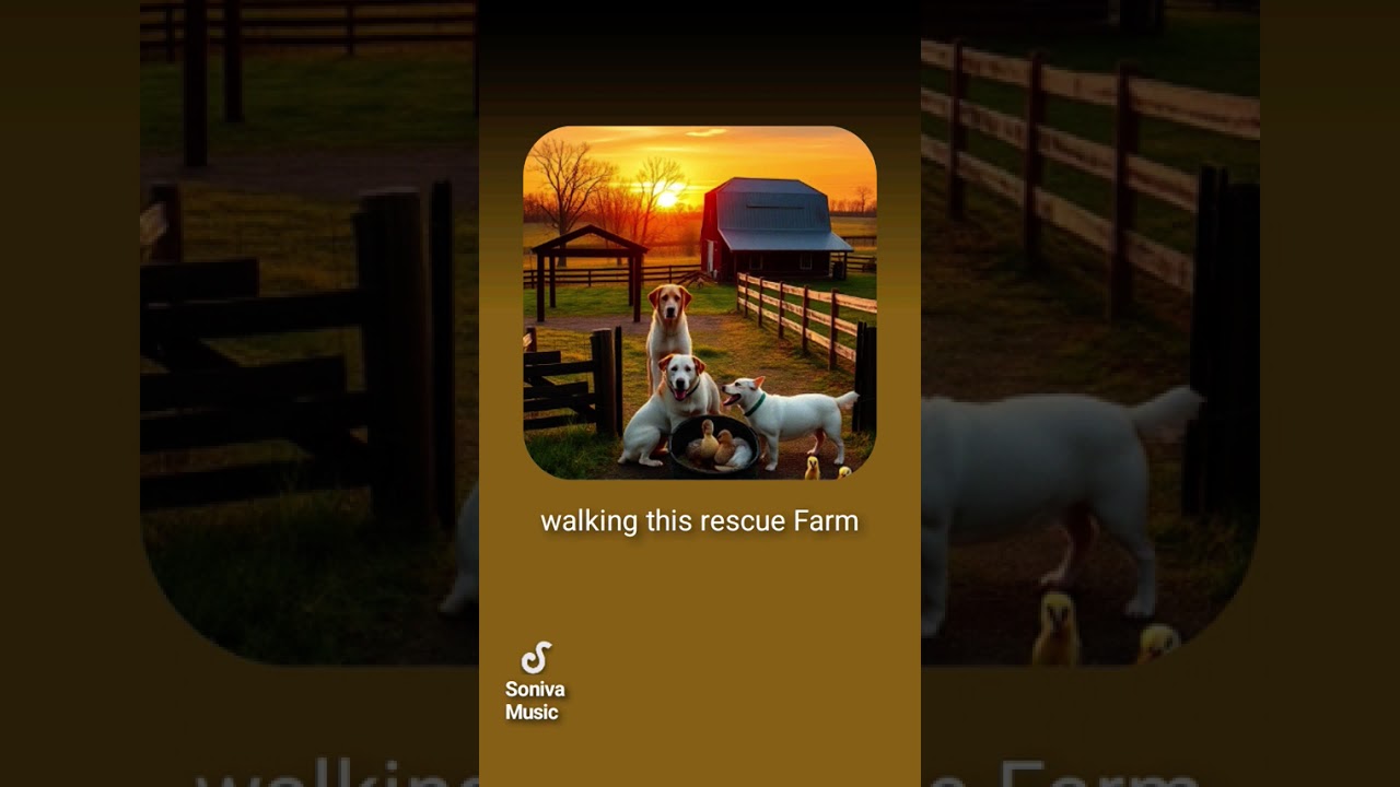 Walking this rescue farm 