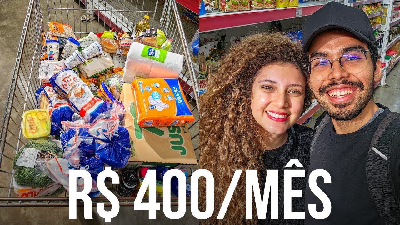 COMPRA DO MÊS COM R$ 400 PARA DUAS PESSOAS em 2025 (é possível)