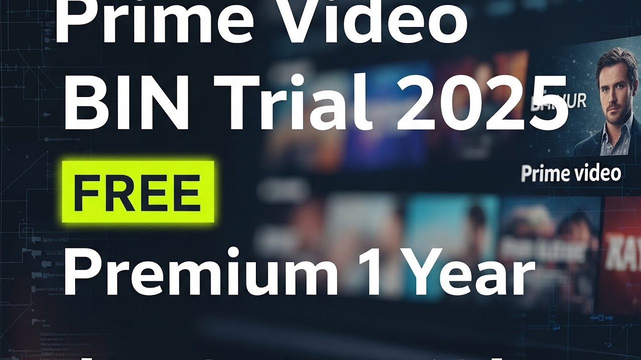 Prime Video BIN Trial 2025 &ndash; FREE Premium 1 Year [Step-by-Step Guide]