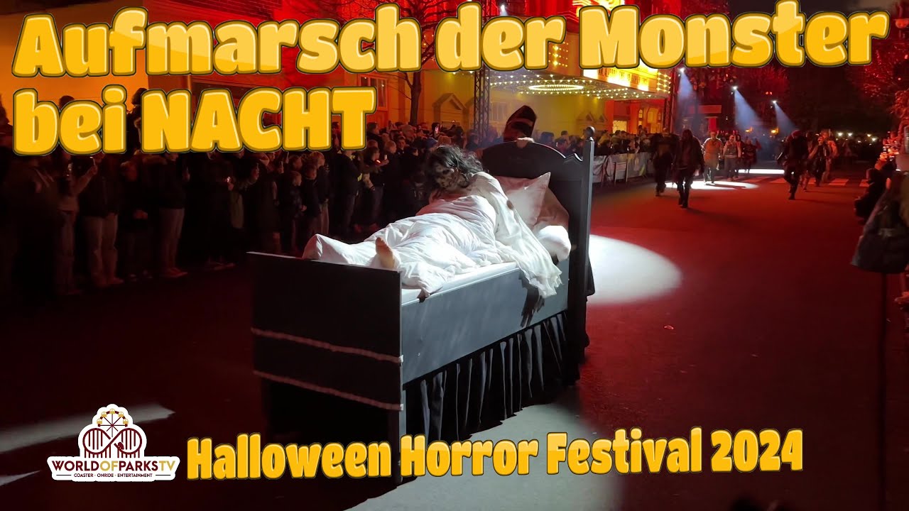 Aufmarsch der Monster - Movie Park Halloween Horror Festival 2024 Opening Show Halloween Movie Park