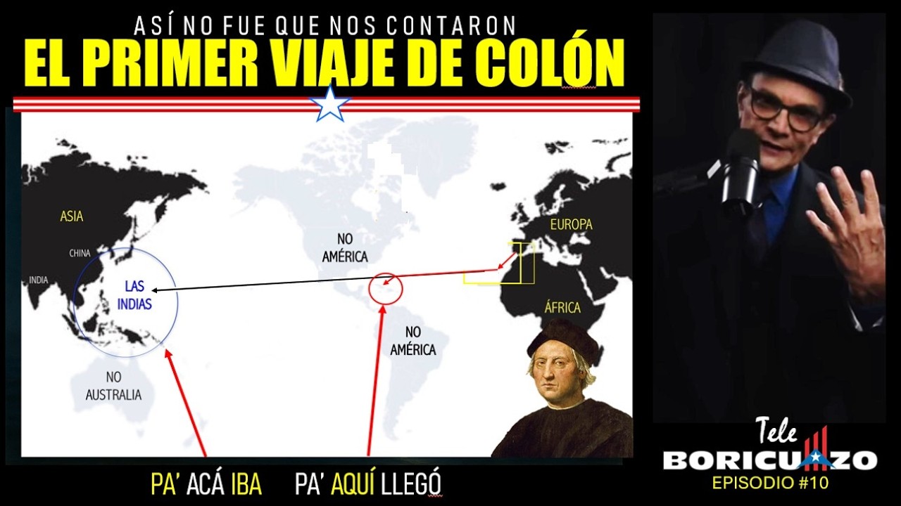 Lo que NO te dijeron sobre el PRIMER VIAJE DE COLÓN (TELE BORICUAZO #10)
