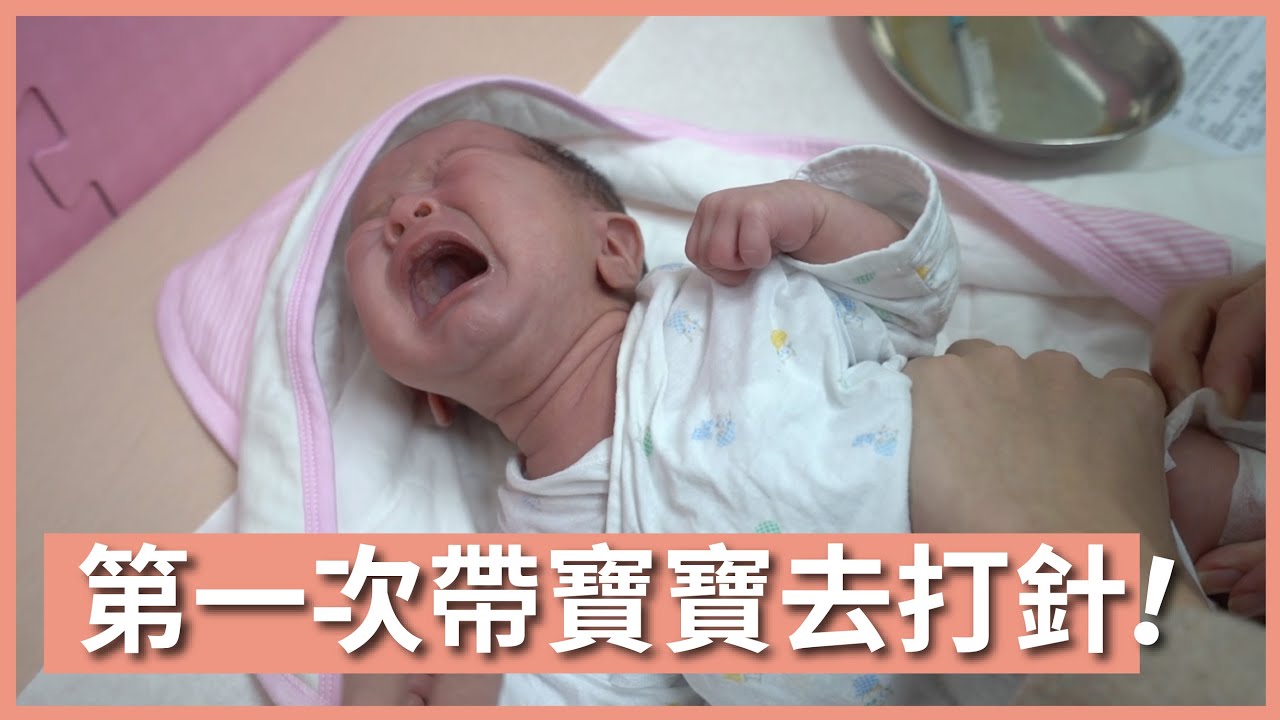 第一次帶 Cheyne 去打針！滿月後的第一次回診長大多少呢？｜豬豬隊友 Scott & Wendy