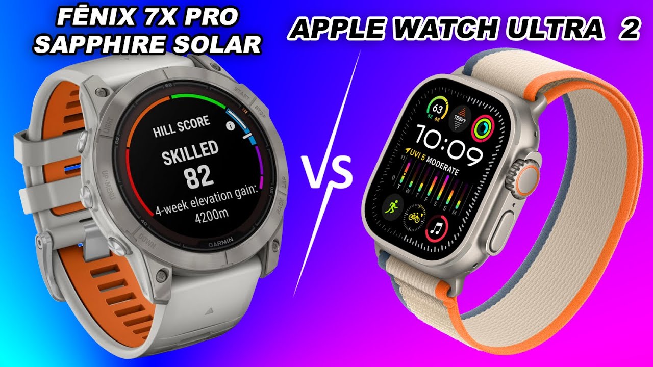 Fenix 7X Pro Sapphire Solar vs  Apple Watch Ultra 2