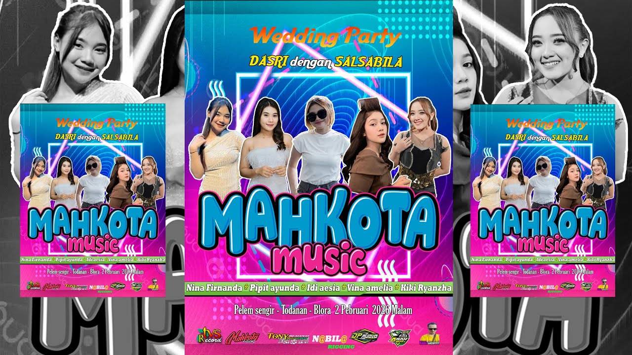 🔴Live Streaming MAHKOTA MUSIC  -  WEDDING DASRI & SALSABILA  -  PELEMSENGIR,02 FEBRUARI 2026