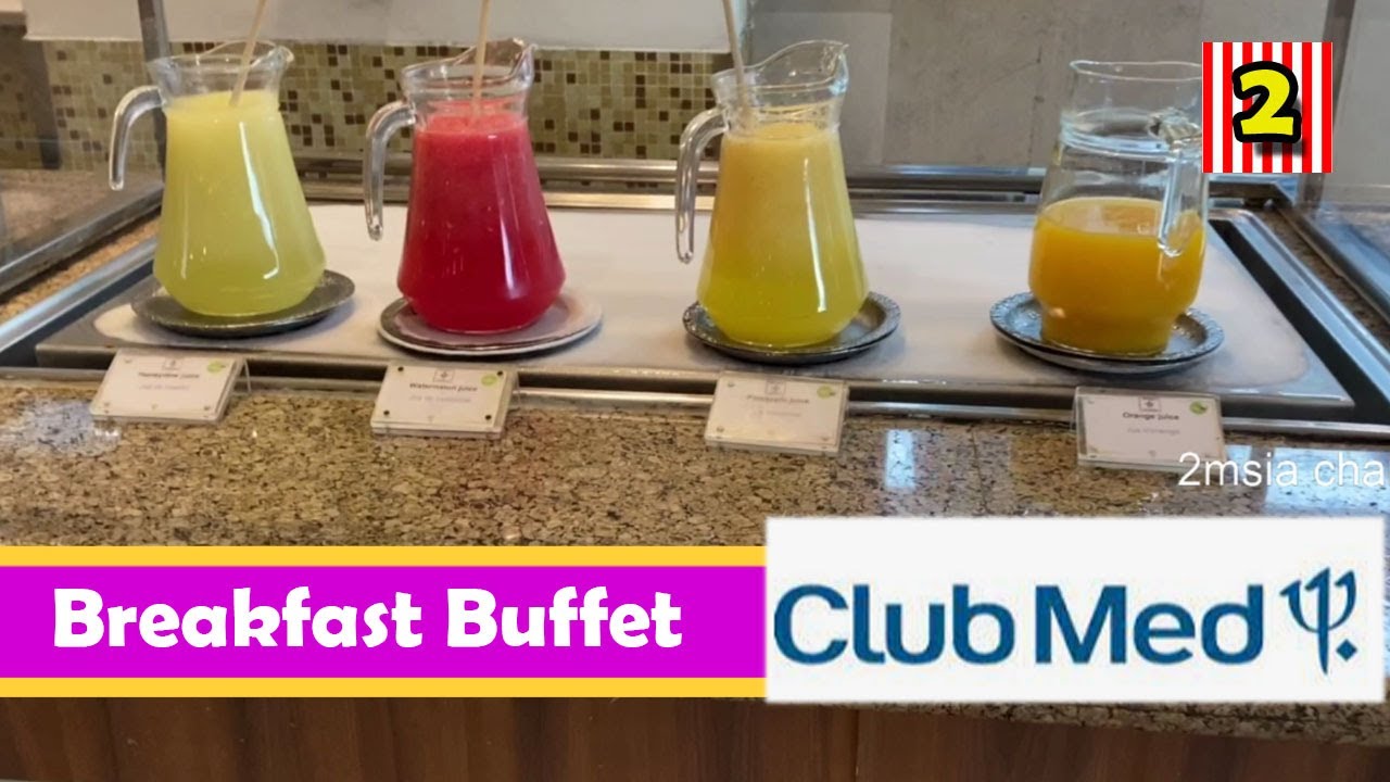 Club Med Breakfast Buffet At Cherating Malaysia | Travel Malaysia 早餐在Club Med
