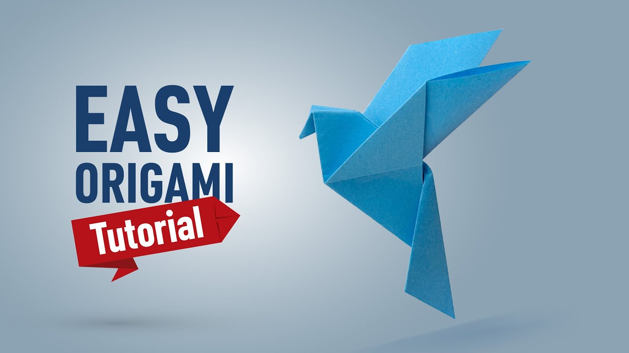 Origami Dove. How to Make an Easy Origami Dove | DIY Paper Dove Folding Step by Step