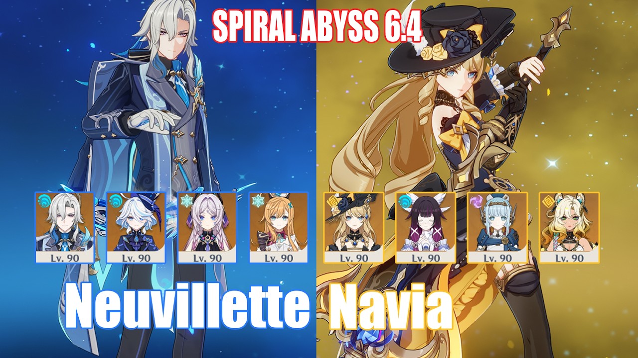 C1 Neuvillette & C0 Navia | Spiral Abyss 6.4 | Genshin Impact
