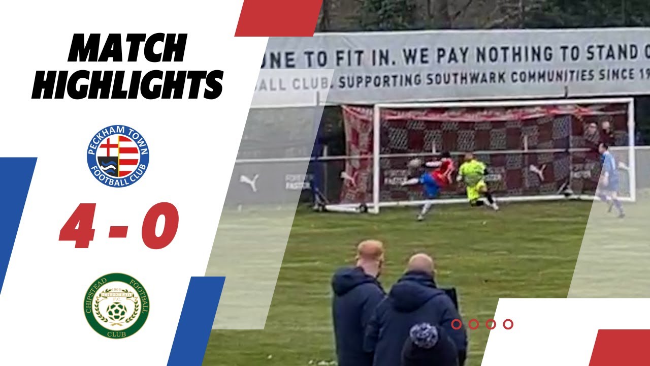 The Menace on FIRE putting 4 GOALS past Chipstead! | Peckham 4-0 Chipstead | Highlights