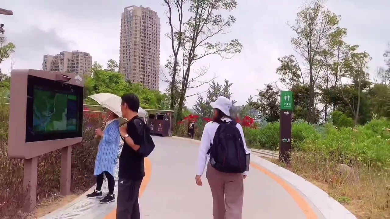 行走中国珠海景山道全程攻略，沿途可以欣赏珠澳市容，板樟山看日出日落