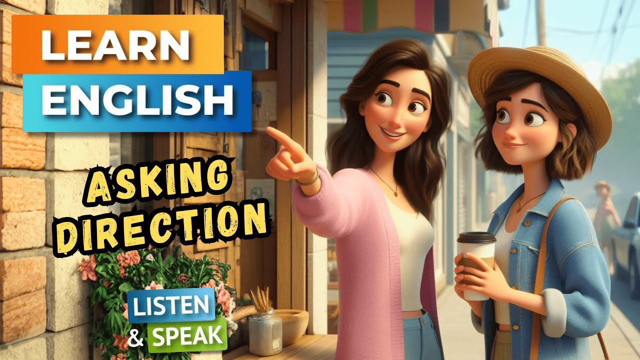 Asking Direction in English | English Stories | English Listening Skills - Speaking Skills.