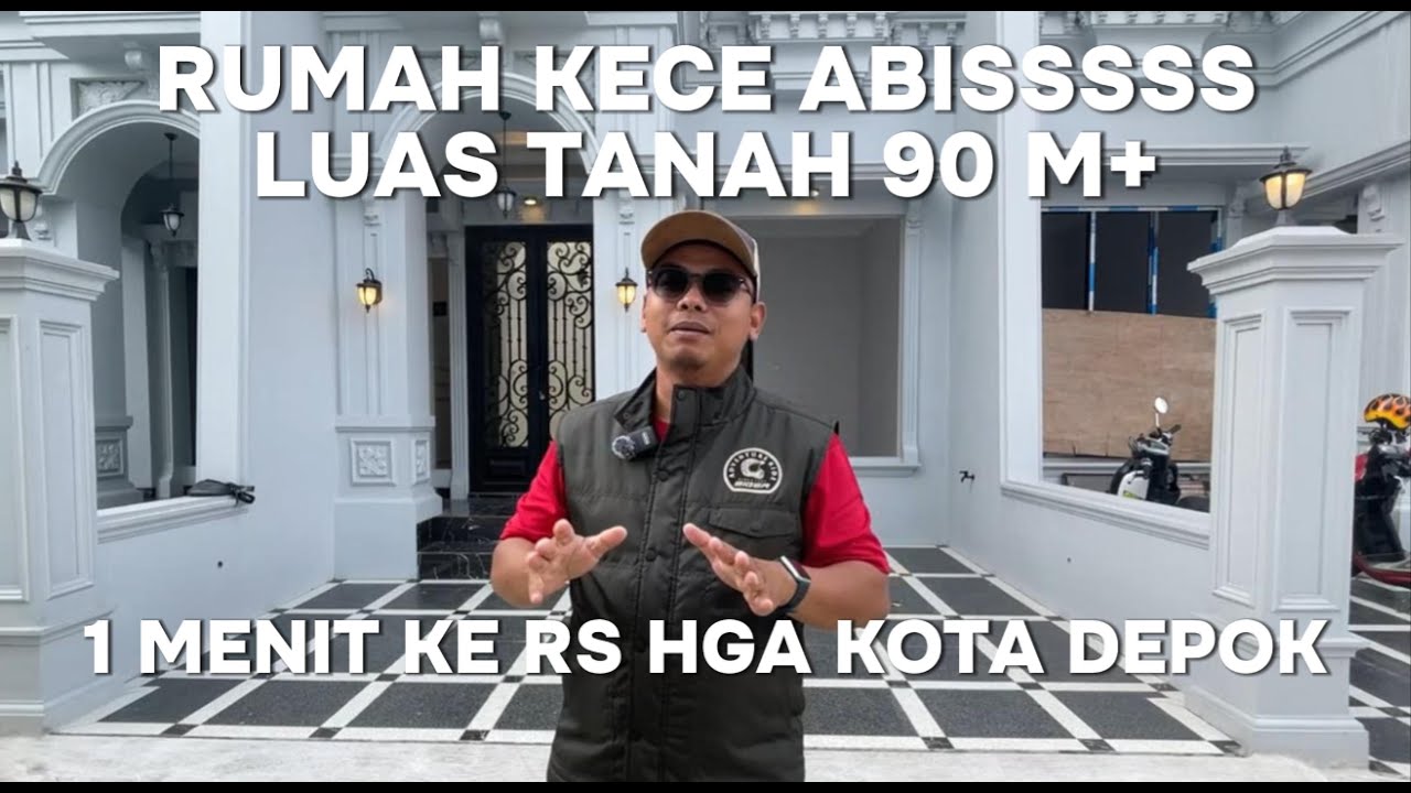 LUAS TANAH 90 M+ CUMA 1 MENIT KE RS HGA KOTA DEPOK! HARGANYA MURAHHH BANGETTTTT!