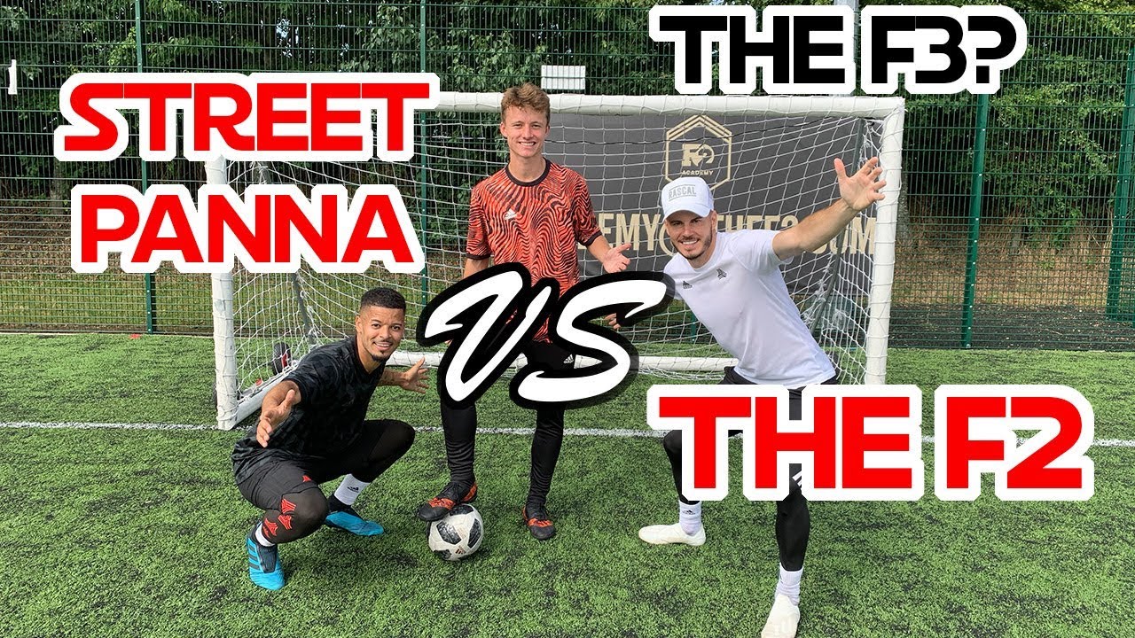 Street Panna vs The F2! Crazy football challenges- the F3?