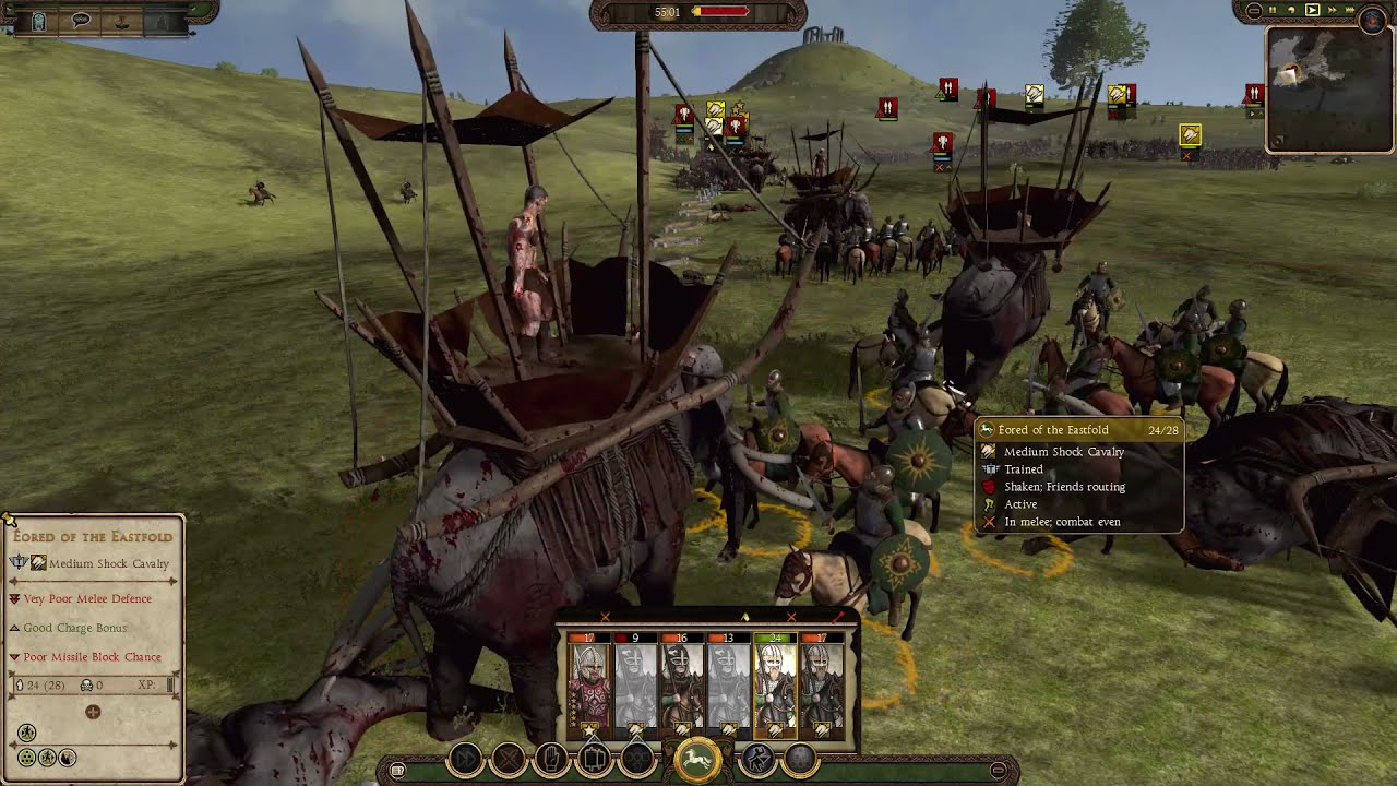Total War ATTILA - Update Rise of Mordor Open Alpha v0.5.5 Rohan VS Haradrim