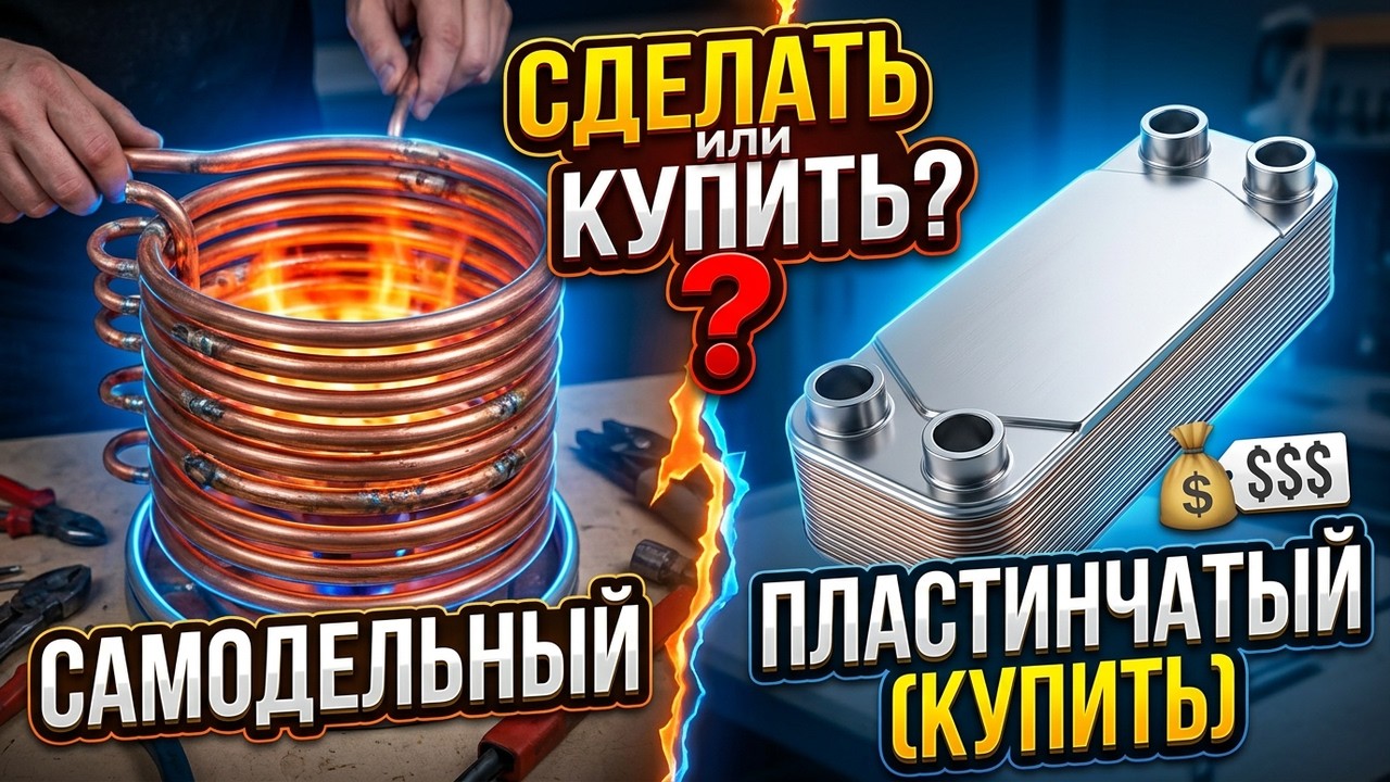 ВОЗДУШНЫЙ ТЕПЛОВОЙ НАСОС | Пластинчатый теплообменник | Кожухотрубный теплообменник | ЗДЕЛАЙ САМ