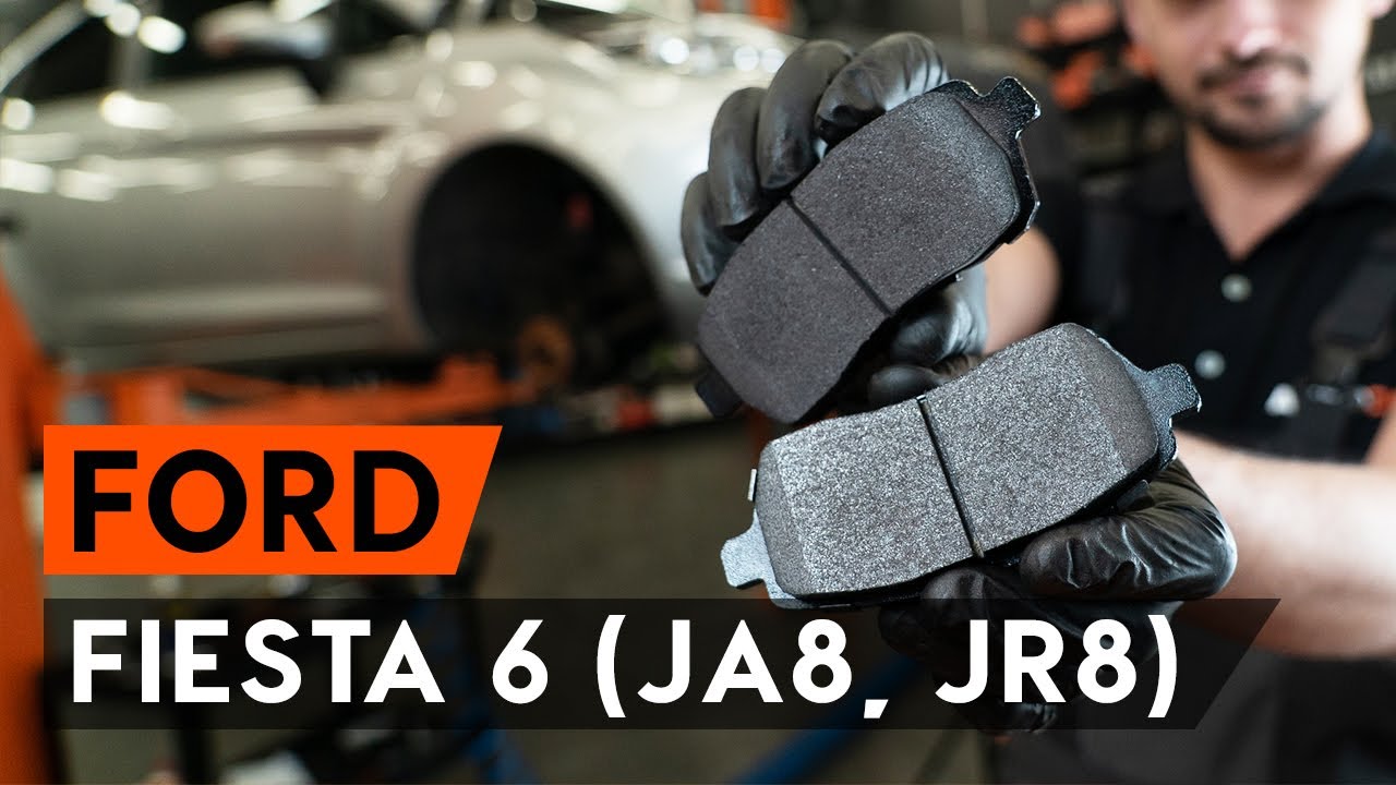 Hvordan udskiftes bremseklosser foran til FORD FIESTA JA8 [UNDERVISNINGSLEKTIONER AUTODOC]
