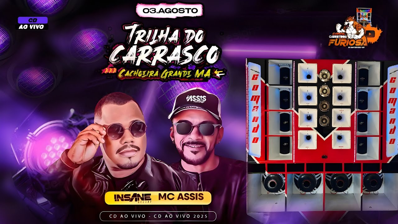 CD TRILHA DO CARRASCO 2025 DANCE COMERCIAL EXCLUSIVO INSANEDJ E MC ASSIS FROM BRAZIL 🔥