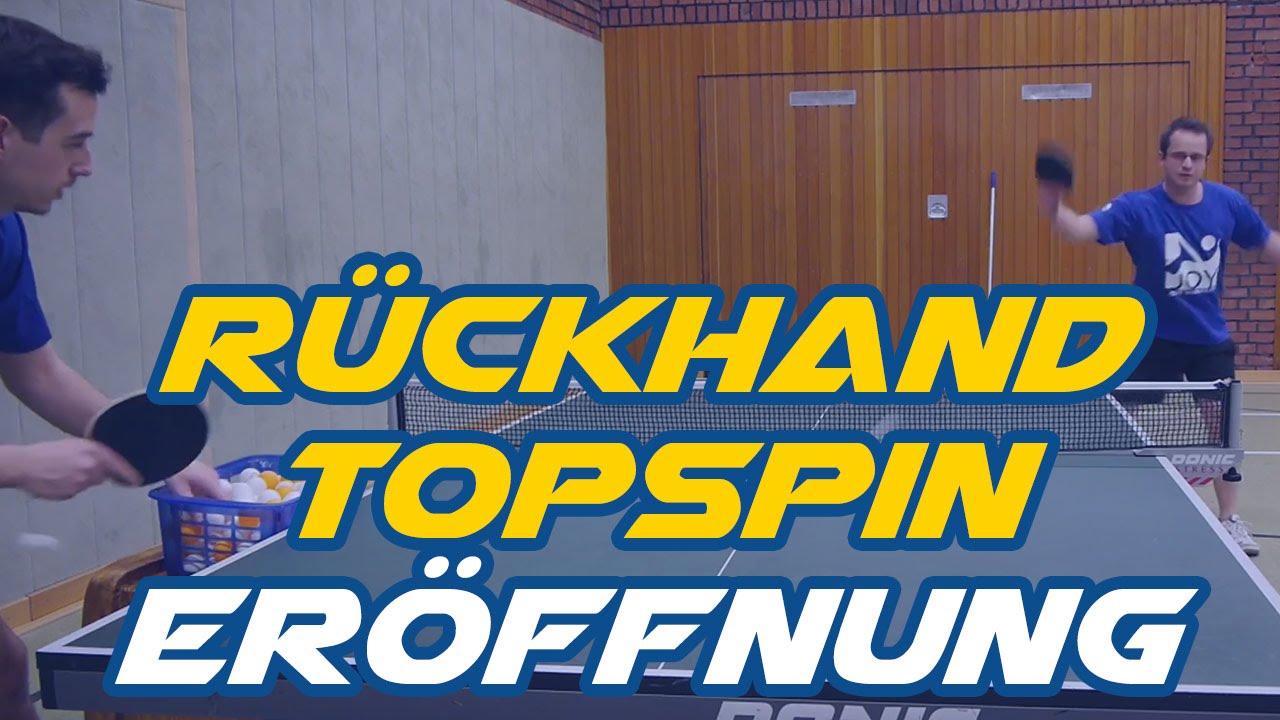 Projekt Chris Rückhand Topspin Eröffnung #1: Aktueller IST-Zustand - Analyse | Tischtennis Helden