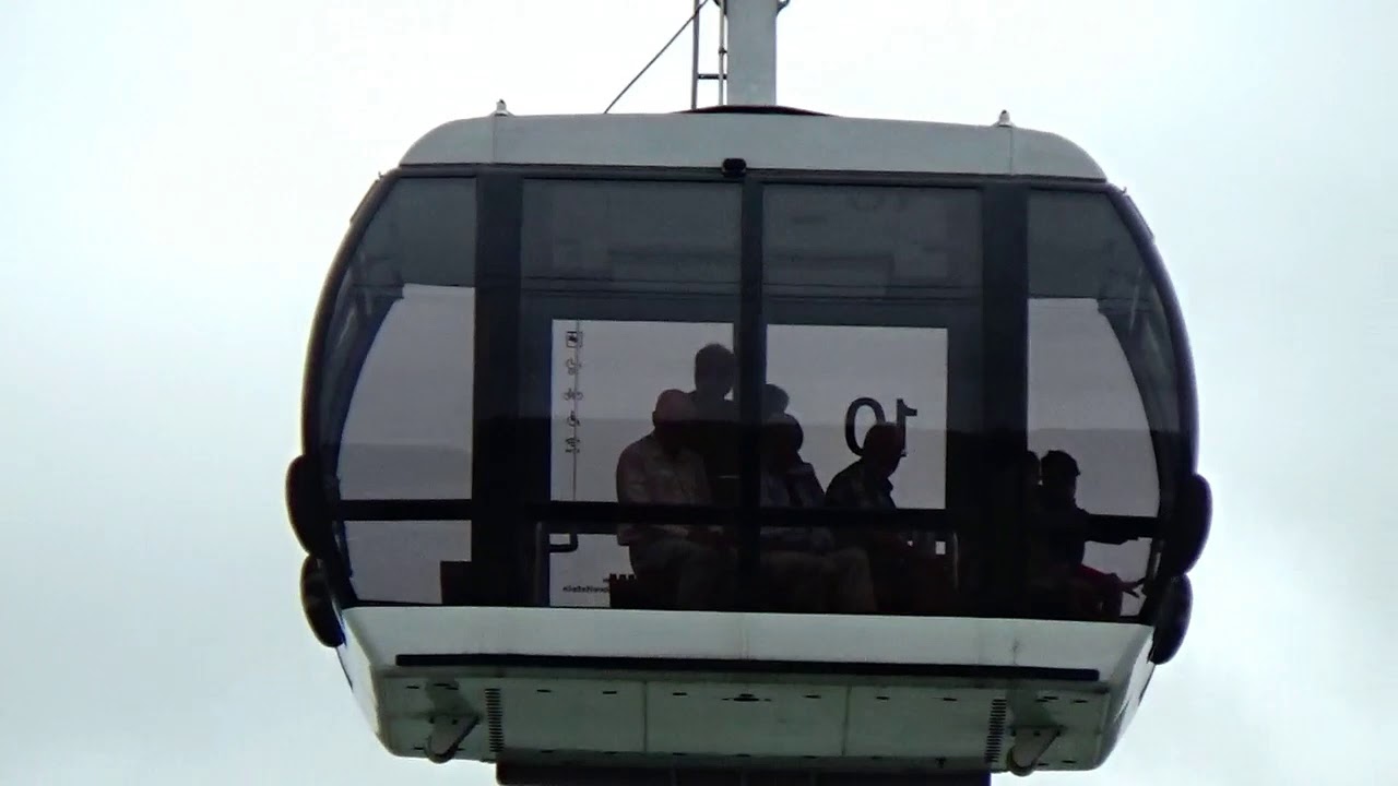 GERMANY KOBLENZ CABLE CAR OVER RHINE