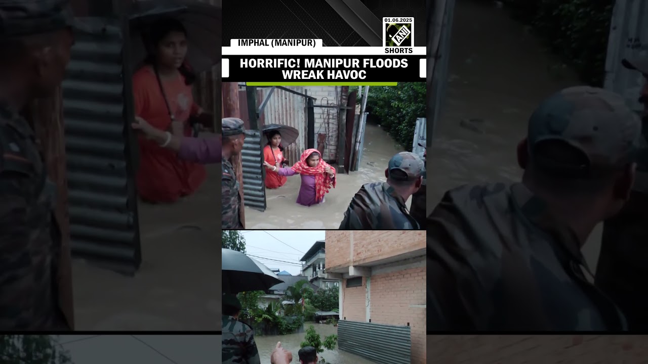 Manipur's Imphal hit by heavy floods following incessant rainfall