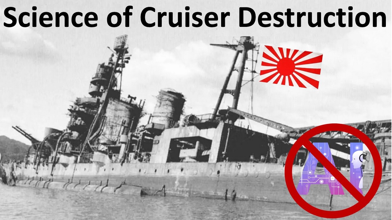 What the US Navy learned in the Sinking of 39 IJN Cruiser Warships - WWII Study Results
