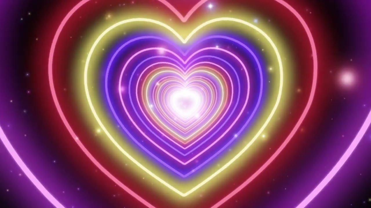 Heart tunnel background 💖// chill piano music | valentines theme | Day 14 of 30