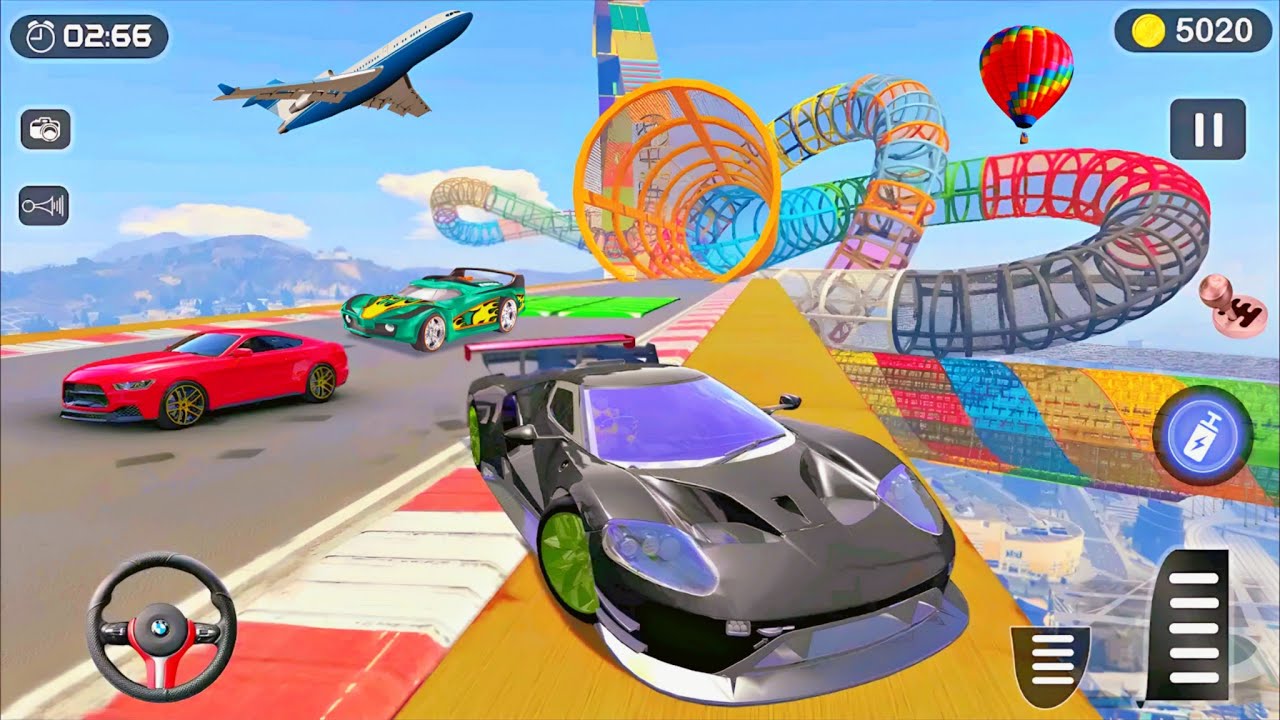New Car Mega Ramp Stunt Simulator Android Game