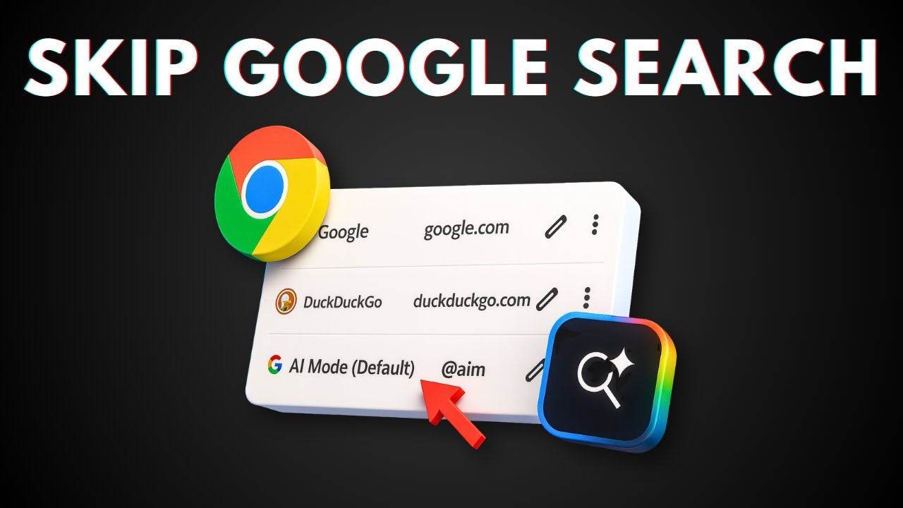 Search FASTER - How to Make Google AI Mode as Default Search Engine on Chrome