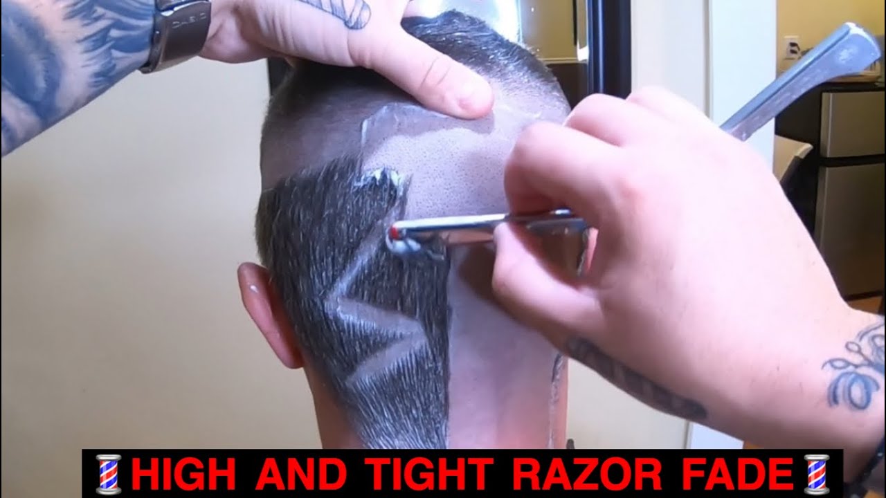 HAIRCUT TUTORIAL POV #43 (ASMR HIGH N TIGHT RAZOR FADE)