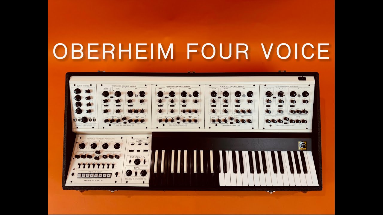 OBERHEIM FOUR VOICE FVS-1 (Restored by Synth Tailor Electronics)