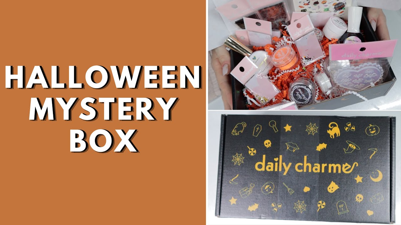 Halloween $50 Mystery Box by Daily Charme 🎃 | Nail Art Box