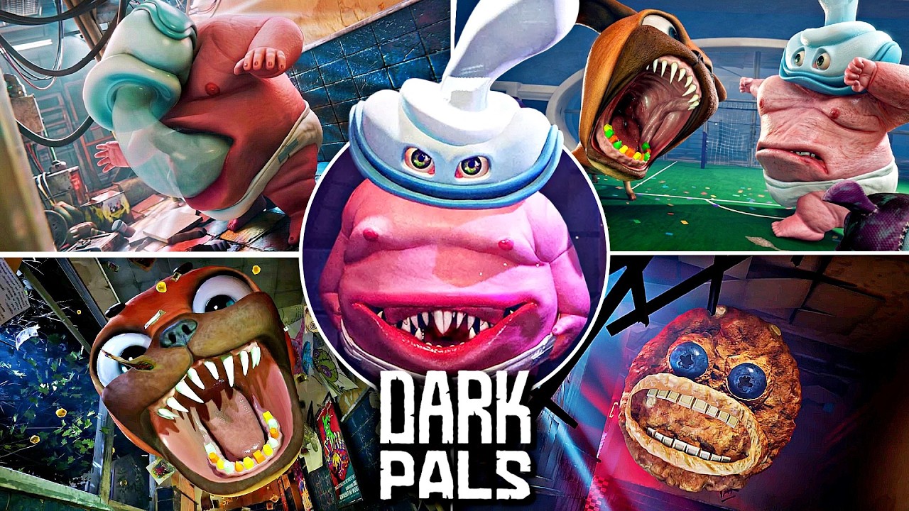 Dark Pals: The 1st Floor - All Bosses + Jumpscares (With Cutscenes)