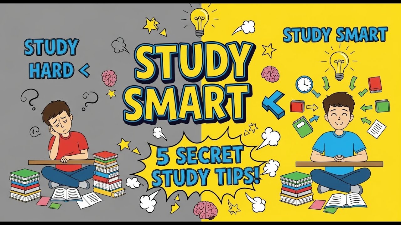 How Toppers Study SMART for Exams 💥  5 Secrets You Must Know