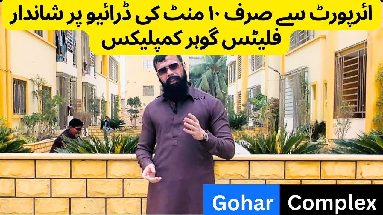 Brand new flats available for sale near Airport Gohar Complex | Model colony