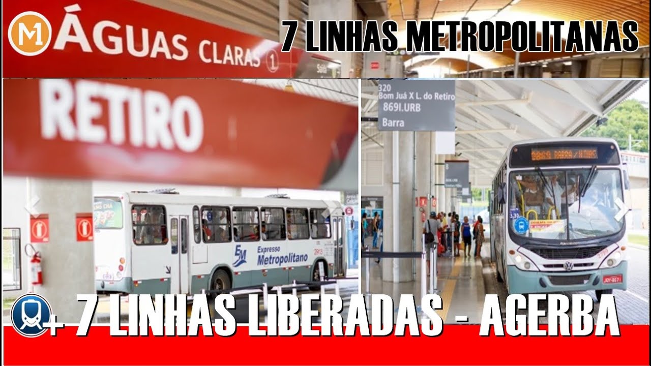 ✔️ 7 LINHAS METROPOLITANAS AUTORIZADAS, ÁGUAS CLARAS, CONFIRA #mobilidadeurbana #metrolinha1